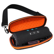 ODG JBL FLIP7 AirMusic 掛繩保護殼, 黑色 + 橘色, 單一商品