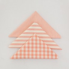 천가게 체크 자투리원단 8mm 3종 세트, 06 진핑크, 1세트