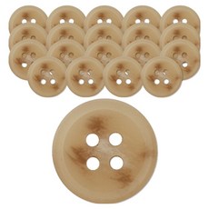 동대문단추왕 셔츠 블라우스 무광 페이스 단추 13mm, 다크베이지, 20개 다크베이지, 20개