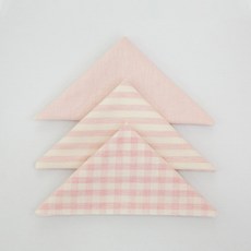 천가게 체크 자투리원단 8mm 3종 세트, 05 베이비핑크, 1세트
