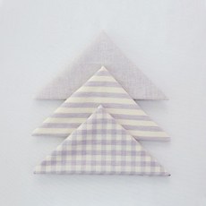 천가게 체크 자투리원단 8mm 3종 세트, 13 연보라, 1세트