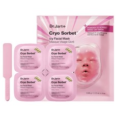 닥터자르트 크라이오 소르베 아이시 페이셜 마스크, 1개, 4개입