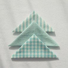 천가게 체크 자투리원단 8mm 3종 세트, 10 비취, 1세트