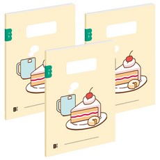 비플라이 초등 저학년용 라인노트 14줄, 3개, 혼합색상
