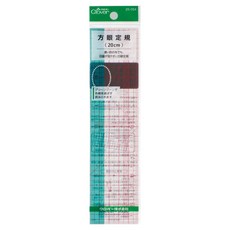 Clover 방안 그레이딩자 20cm 25-054, 투명, 1개