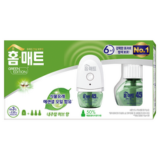 홈매트 그린에디션 리퀴드 훈증기 + 리필 29ml x 3p 세트, 1세트