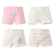 MS Kids 兒童雲朵床兔子四角內褲4件組