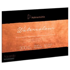 하네뮬레 더컬렉션 워터칼 세목 패드형 스케치북 300g TTWH03, 360 x 480 mm, 1개, 10매