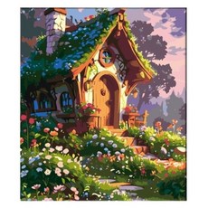 리브온 DIY 명화그리기 유화 키트 QW66, 혼합색상, 1개