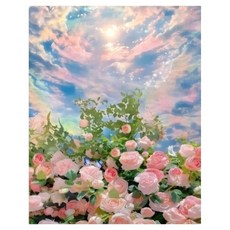리브온 DIY 명화그리기 유화 키트 QA02, 혼합색상, 1개