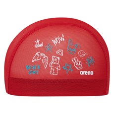 아레나 드로잉 메쉬수모 A6AC1AS12, 1개, RED