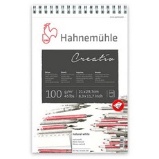 하네뮬레 크리에이티브 스프링형 스케치북 100g CTS01, A4, 1개, 100매