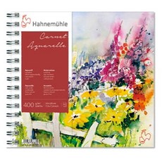 하네뮬레 카르네 중목 스프링형 스케치북 400g CRN02, 190 x 200 mm, 1개, 15매