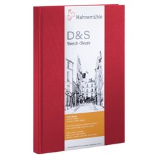 하네뮬레 D&S 레드 인물형 스케치북 140g DRP02, A5, 1개, 80매