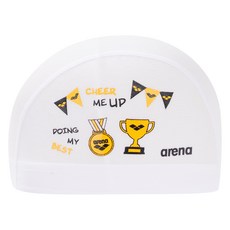 아레나 메달 팝팝 메쉬수모 A6AC1AS14, 1개, WHITE