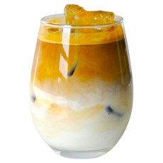 빈플랜트 클라우드 유리컵 L 550ml, 투명, 1개