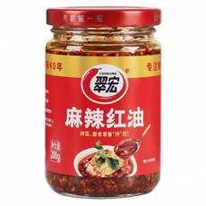 翠宏 麻辣紅油, 200g, 1個