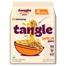 Samyang Foods 三養 清炒蒜頭義大利麵 4個裝, 100g, 1組