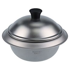 아이젠베르그 쿠헨바움 무연마 통삼중 스텐 가마솥, 1개, 실버, 16cm