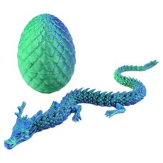 쇼옌 미스터리 드래곤 에그 3D 프린트 용 피규어 세트 레이저 그린, 1세트 1세트