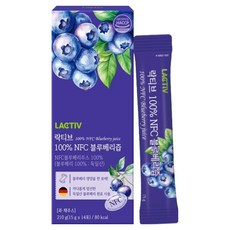 락티브 100% NFC 블루베리즙 14p, 15g, 1개