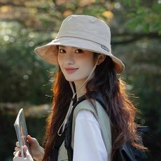 DBOPPA 女性用便攜式露營釣魚戶外可調式綁帶漁夫帽 JNHA2428