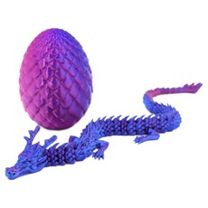 쇼옌 미스터리 드래곤 에그 3D 프린트 용 피규어 세트 레이저 퍼플, 1세트 1세트