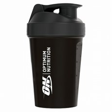 OPTIMUM NUTRITION 歐恩 乳清粉盒 搖搖杯, 磨砂黑, 1個, 400ml