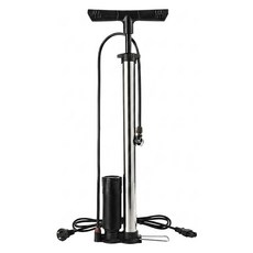 지니하우스 공기압 게이지 펌프, 실버블랙, 1개