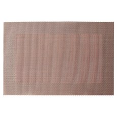 바른픽 식탁 테이블 매트 양면 T03, 타입6 연베이지, 4개, 45 x 30 cm
