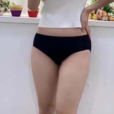 MUTTI MAMA 女款棉質彈力內褲 5件組, Black