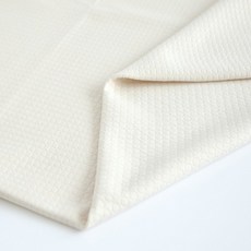 寬幅絎縫大圓針三層奶茶色羅紋布料