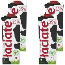 와치아테 멸균우유 3.5%, 1L, 4개