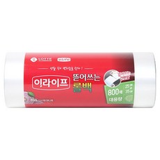 LOTTE 樂天 e.Life 可撕式捲筒保鮮袋 中型 25 x 35 cm, 800入, 中(M), 1個
