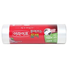 LOTTE 樂天 e.Life 可撕式捲筒保鮮袋 大型 30 x 40 cm, 700入, 大(L), 1個