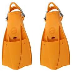 AQUATEC 噴射蛙王 中性浮力SUS彈簧帶潛水蛙鞋 FN-500S-MCS_OR_L, 橘色