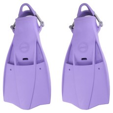 AQUATEC 噴射蛙王 中性浮力SUS彈簧帶潛水蛙鞋 FN-500S-MCS_PU_M, 紫色