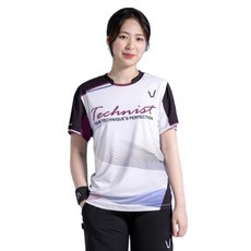 Technist 女款羽球正式比賽運動短袖T恤 TNT5604
