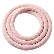 YUNMI 冰豆豆彈簧軟式靜音呼啦圈 自帶3D按摩點 家用健身塑形收腹彈力圈 健身圈 腹肌訓練器, 粉色, 1個, 1.5kg