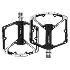 TOSUOD 鋁合金 Fixie 公路車 MTB 防滑寬版自行車平踏板 JT6259-02 雙邊組