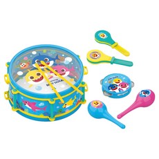 아이존 핑크퐁 아기상어 악기세트, 혼합색상, 1세트