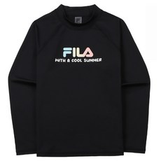 휠라키즈 아쿠아 래쉬가드 상의 FK2RTF2A01X