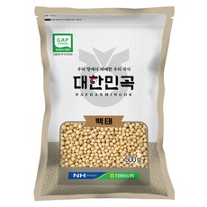 농협 대한민곡 백태, 500g, 1개