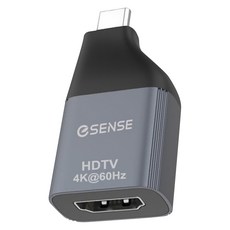 ESENSE 逸盛 UC102 Type-C轉HDTV高清影音轉接頭, 1個, 01-EUC102