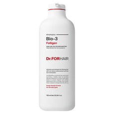 Dr.FORHAIR Bio-3 Folligen強健髮根洗髮精, 1瓶, 750ml