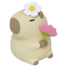 블링라이트 LM LED 카피바라 플라워 무드등, 베이지