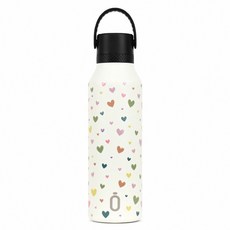 runbott Mii 輕量陶瓷保溫瓶, 彩虹愛心, 1個, 600ml