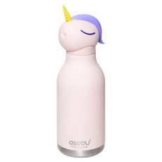 아소부 진공스텐 캐릭터 베스티 보온보냉 텀블러, 유니콘, 460ml, 1개