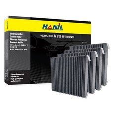 한일 활성탄 자동차 에어컨 필터 4p, 1개, c190