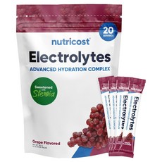 nutricost 電解質補水隨身包 葡萄口味 20入, 80g
